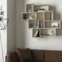 Hanah Home Parola Estantería de Pared Travertino